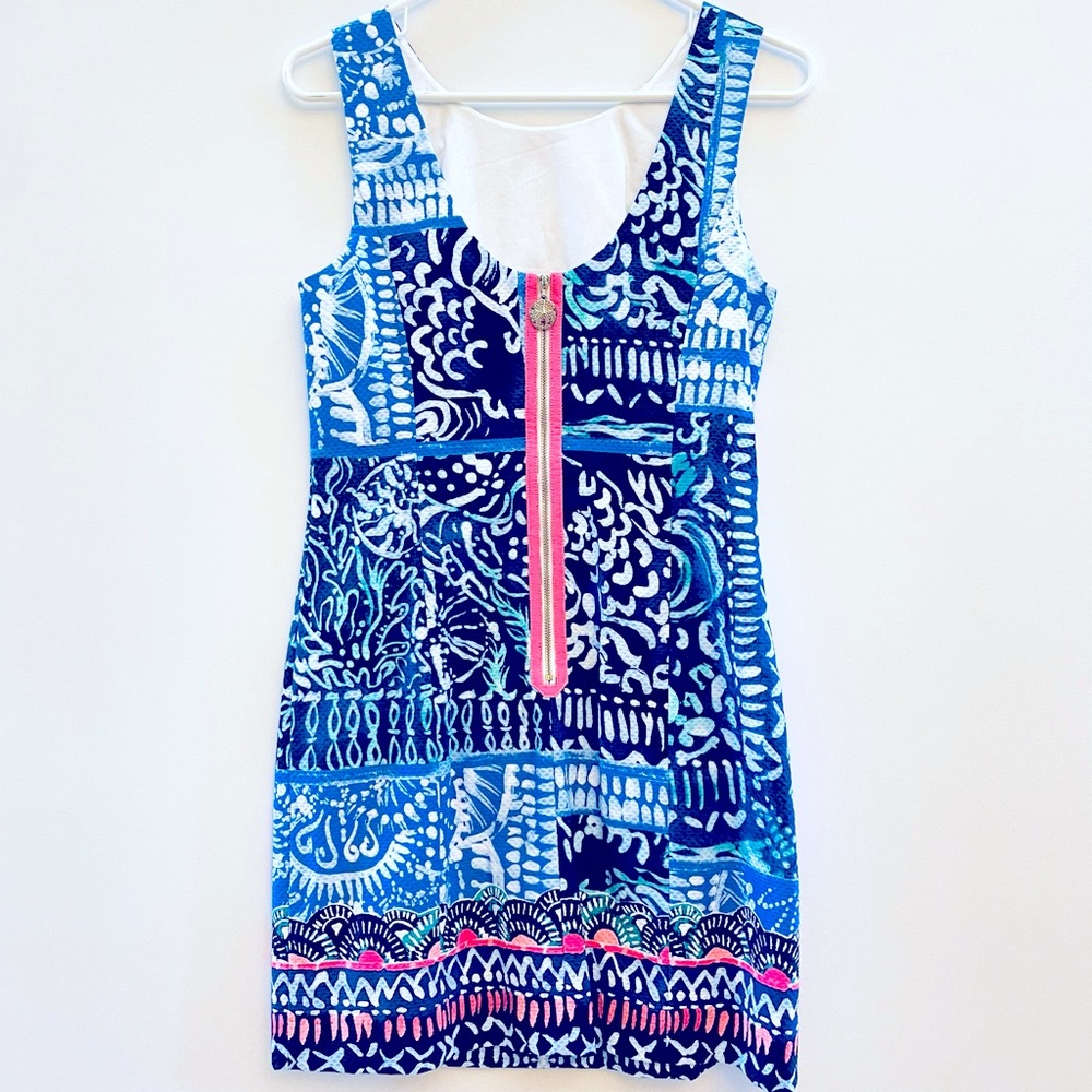 NWOT Lilly Pulitzer Leied Back Mila Shift Dress - Picture 2 of 4